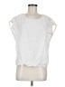 Quince White Short Sleeve Top Size M - photo 1
