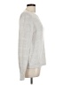 Ann Taylor Solid Silver Pullover Sweater Size L - photo 4