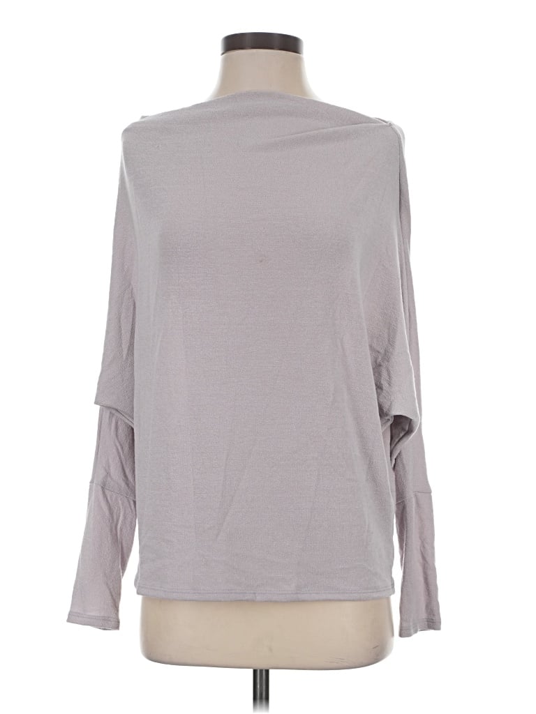 Pre-owned Six Fifty Long Sleeve Turtleneck In Gray