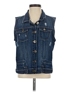 Hybrid & Company Denim Vest (view 1)