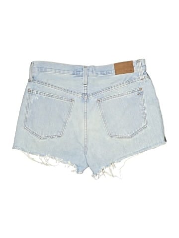 Madewell Relaxed Denim Shorts in Lemar Wash: Ripped Edition (view 2)