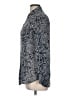 Theory Paisley Gray Long Sleeve Button-Down Shirt Size M - photo 5