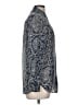 Theory Paisley Gray Long Sleeve Button-Down Shirt Size M - photo 4
