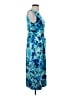 DKNY 100% Polyester Blue Cocktail Dress Size 2 - photo 4