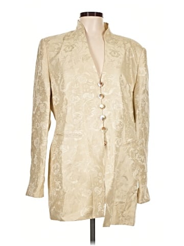 Escada by Margaretha Ley Silk Blazer (view 1)