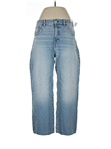 Madewell The Perfect Vintage Wide-Leg Crop Jean in Hallstead Wash (view 1)