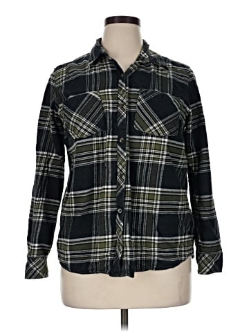 Natural Reflections Long Sleeve Button-Down Shirt (view 1)