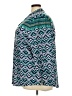 N Touch Chevron-herringbone Teal 3/4 Sleeve Blouse Size 3X - photo 5
