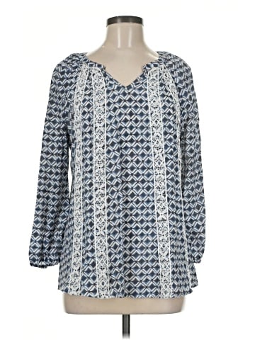 By Design 3/4 Sleeve Blouse (view 1)