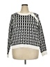 Derek Lam Houndstooth White Pullover Sweater Size XXL - photo 1