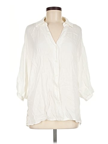 Mustard Seed 3/4 Sleeve Button-Down Shirt (view 1)