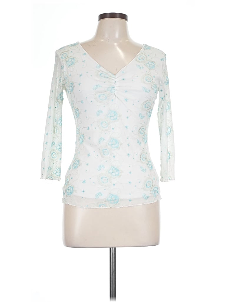 Pre-owned Wrapper 3/4 Sleeve T-shirt In Ivory