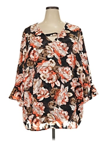Catherines 3/4 Sleeve Blouse (view 1)