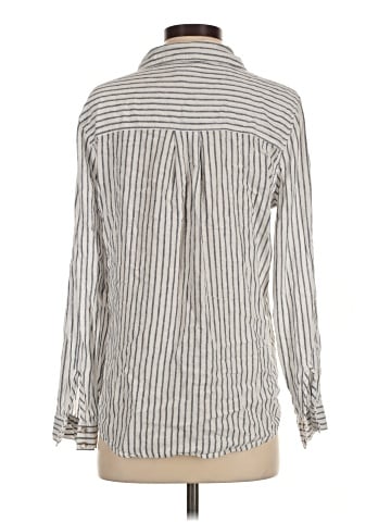 Sigrid Olsen Long Sleeve Button-Down Shirt (view 2)