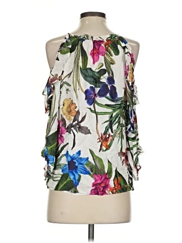 Parker Sleeveless Silk Top (view 2)