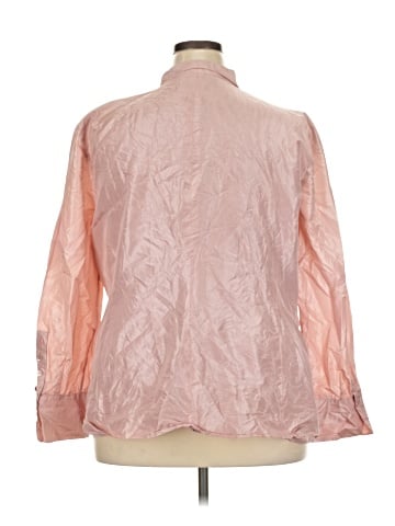 Dana Buchman Long Sleeve Silk Top (view 2)