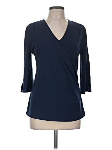 JM Collection 3/4 Sleeve Top (view 1)