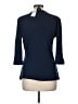 JM Collection Blue 3/4 Sleeve Top Size M - photo 2