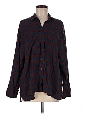 BDG Long Sleeve Button-Down Shirt (view 1)