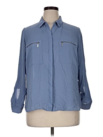 Apt. 9 3/4 Sleeve Button-Down Shirt (view 1)