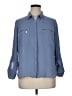 Apt. 9 Blue 3/4 Sleeve Button-Down Shirt Size XL Petite - photo 1