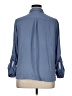 Apt. 9 Blue 3/4 Sleeve Button-Down Shirt Size XL Petite - photo 2