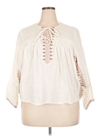 World Market 3/4 Sleeve Blouse (view 1)