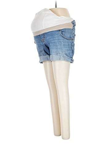 Indigo Blue Denim Shorts (view 1)