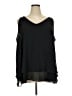 Lane Bryant 100% Polyester Black Sleeveless Blouse Size 22 - photo 1