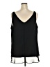 Lane Bryant 100% Polyester Black Sleeveless Blouse Size 22 - photo 2