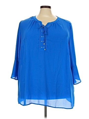 Catherines 3/4 Sleeve Blouse (view 1)