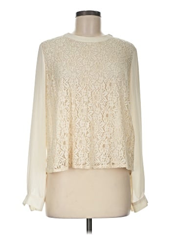 Topshop Long Sleeve Blouse (view 1)