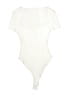 Zara 100% Cotton Ivory Bodysuit Size M - photo 2