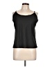 Talbots 100% Polyester Black Sleeveless Top Size L (petite) - photo 1