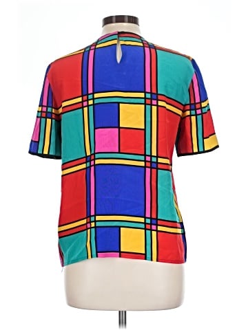 Carlisle Short Sleeve Silk Top (view 2)
