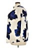 Lane Bryant 100% Polyester Floral Blue Ivory 3/4 Sleeve Blouse Size 22 - photo 5