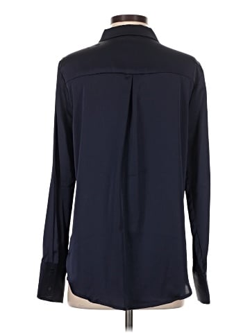 Aqua Long Sleeve Blouse (view 2)