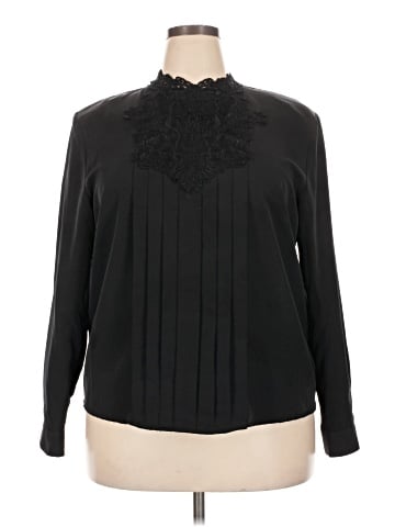 Essentials Long Sleeve Blouse (view 1)