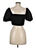 Zara Black Short Sleeve Top Size M - photo 2