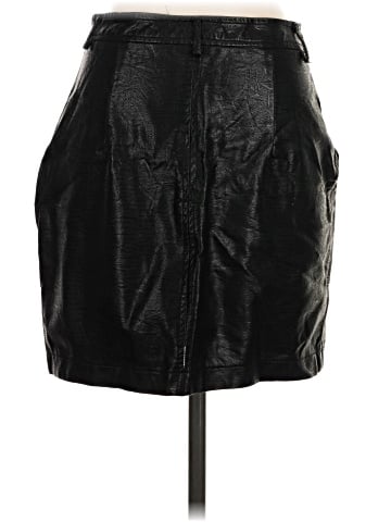 Stella Luce Faux Leather Skirt (view 2)