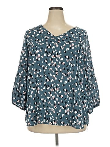 Collective Concepts 3/4 Sleeve Blouse (view 1)