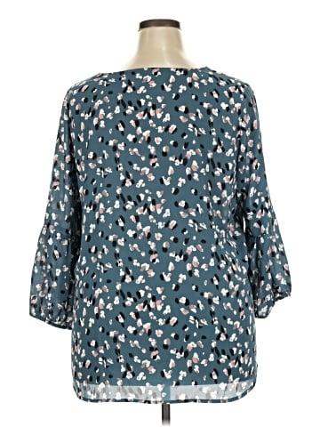 Collective Concepts 3/4 Sleeve Blouse (view 2)