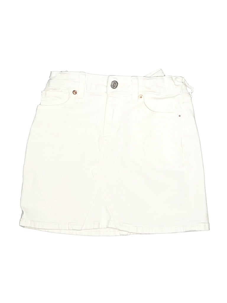 Pre-owned Gap Kids' Skirt In White