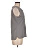 Calvin Klein Gray Sleeveless Blouse Size M - photo 4
