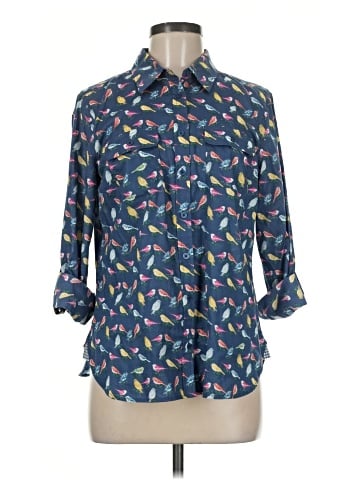 Talbots Outlet 3/4 Sleeve Button-Down Shirt (view 1)