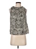 Talbots Silver Sleeveless Blouse Size 4 Petite - photo 1