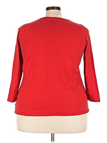 Roaman's 3/4 Sleeve T-Shirt (view 2)