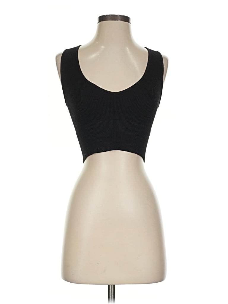 Pre-owned Nikibiki Tank Top Black Strapless Neckline Tops