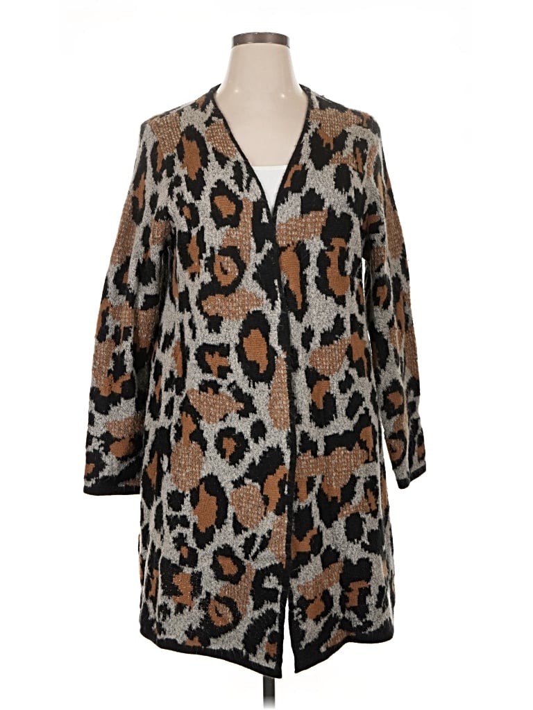 Pre-owned Apt. 9 Cardigan Sweater In Brown
