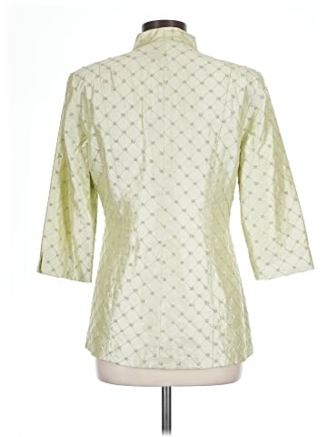 Sara Campbell 3/4 Sleeve Silk Top (view 2)